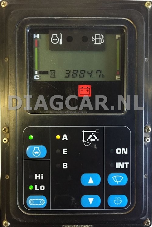 Komatsu PC200 monitor